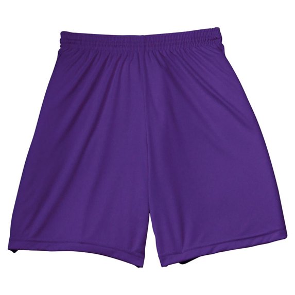 A4 Apparel N5244 Seven Inch Inseam Performance Short - Purple - 3X-Large