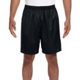 thumbnail image 1 of A4 Apparel N5293 Seven Inch Inseam Mesh Short - Black - Medium, 1 of 2