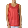 thumbnail image 1 of A4 Apparel NW1000 Ladies Reversible Mesh Tank Top - Scarlet Red/ White - X-Small, 1 of 2