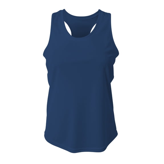 A4 NW1179 Womens Athletic Racerback Tank - Navy - 2XL