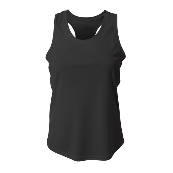 A4 NW1179 Womens Athletic Racerback Tank - Black - XS