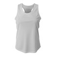 thumbnail image 1 of A4 NW1179 Womens Athletic Racerback Tank - Silver - XL, 1 of 2