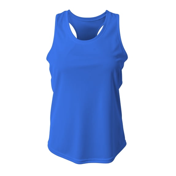 A4 NW1179 Womens Athletic Racerback Tank - Royal - S