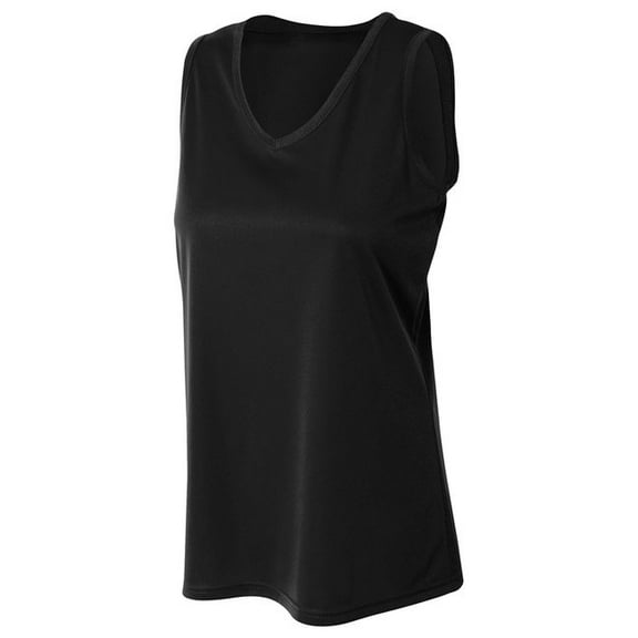 A4 Athletic Tank For Women in Black | NW2360