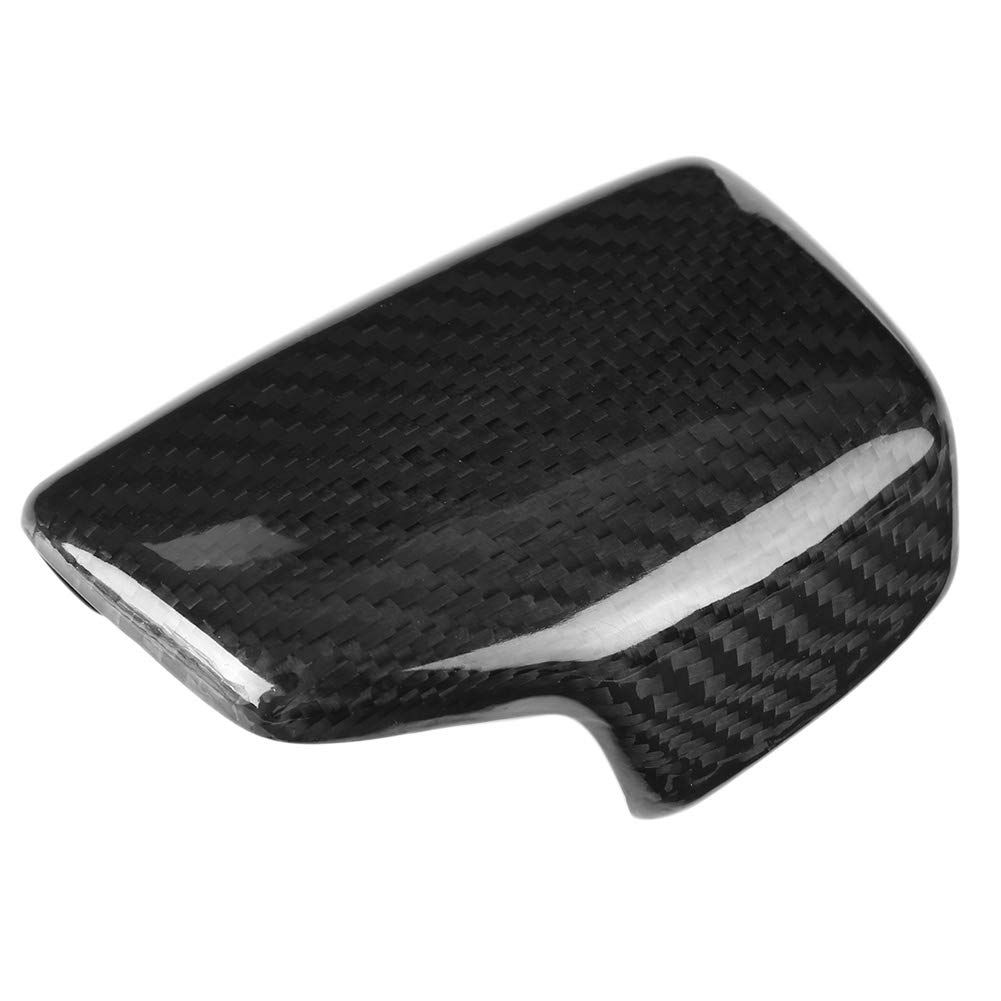 Korlot Carbon Fiber Style Gear Shift Knob Cover For Ford F150 2015-2020 - 2-Piece Trim Set