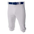 thumbnail image 1 of A4 Baseball Knicker Pant For Men in White/Navy | N6003, 1 of 5