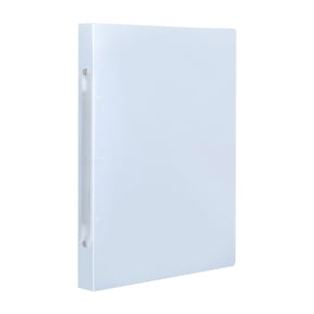 A4 Binder Folder, 3âHole Round Ring Binder, Plastic Refillable Looseâ Binder For Student Study, Office Document Storage, Business Records & Document Organization
