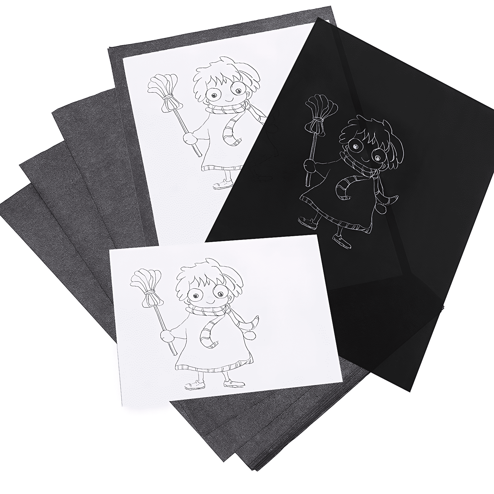 A4 Black Carbon Paper for Tracing 120 Sheets – Sewing Pattern Transfer ...