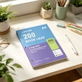 thumbnail image 1 of A4 Blank Notebook, 200 Pages Unlined Sketch Journal, Thick 55GSM Writing Paper, Easy Tear Portable Writing Pad for Sketching, Doodling, Journaling, Daily Planning, Home & Office Use, Blue and Purple, 1 of 4