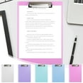 thumbnail image 1 of A4 Board Clip, Transparent Plastic Board, Office Folder, Durable Design + Lightweight, for Scholars, Organizing Documents, Writing Pad, Data Board, Contract Clip, Food Order Clip,vsgery, 1 of 8