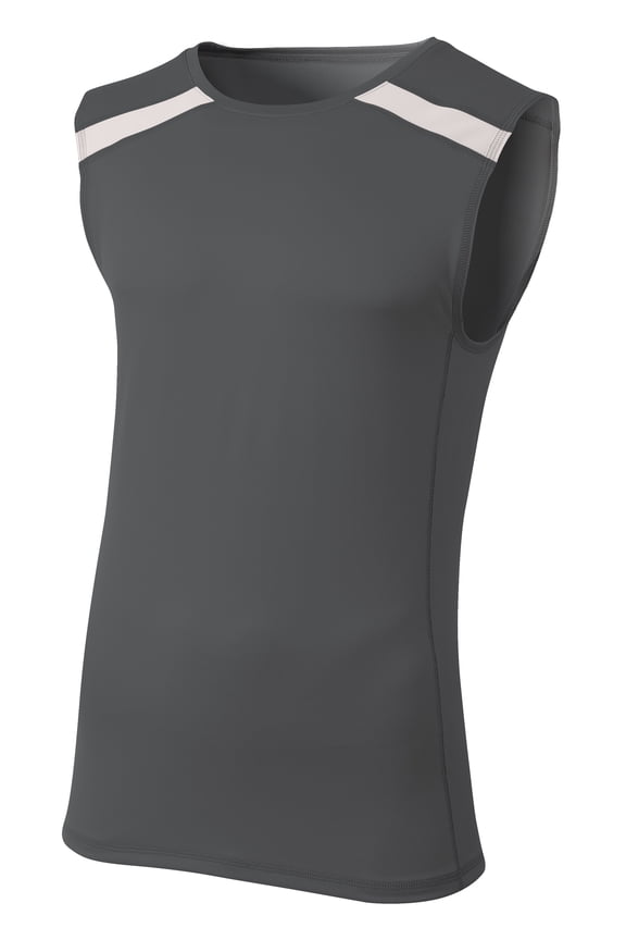 Bolt Singlet For Men in Graphite/White | N2014