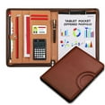 thumbnail image 1 of A4 Business Folder Folder Combination PU Leather Briefcase with Calculator, 1 of 15
