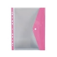 thumbnail image 1 of A4 Clear Loose Leaf File Pouch with Colorful Tabs, 11-Hole Binder Folder for Document Organization, Transplastic Storage Bag for Office, Campus, and Home Paperwork, 1Pc, 1 of 6