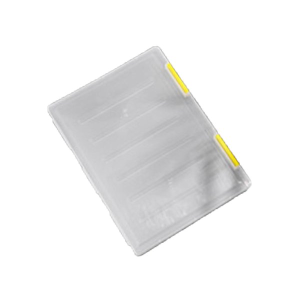 A4 Clear Plastic Document Storage Box, Transparent Waterproof File Organizer Case with Secure Buckles for Documents, Certificates and Home/Office Use