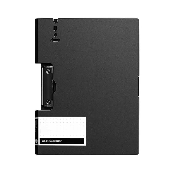 A4 Clipboard Folder Foldable Clipboards with Clips Foldable Binder Clipboards with Pen Holder Clip Board Folder for Memo Form Document Work Office Supplies