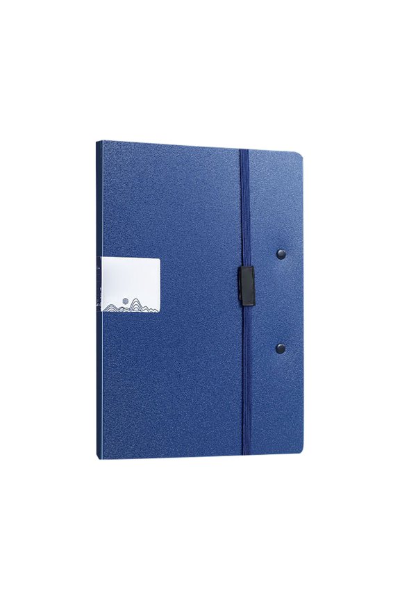 A4 Clipboard Folder Foldable Writing Clipboard Horizontal Clip Design Elastic Strap 180 Degree Flat Lay Durable File Cover Portable Work Binder Clipboard for Office Document Arrangement,Blue