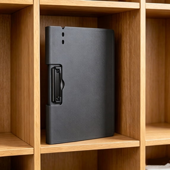 A4 Clipboard Folder, Plastic Writing Pad With Two Clips, Foldable ...