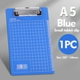 thumbnail image 1 of A4 Clipboard Folder | Thick Plastic Document Holder | Expandable Hanging Rings | Durable Writing Board | Holds Up to 80 Sheets | Blue | Office Filing Organizer | Multiple Sizes A4 A5 A6, 1 of 5