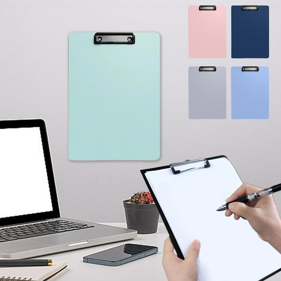 A4 Clipboard Folder | Thick Plastic Writing Board | Sturdy File Organizer | Vertical Design | Multifunctional Office Filing | 1 pc | 22.3x31.2 cm | Durable Document Holder