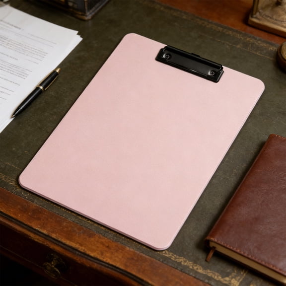 A4 Clipboard with Metal Clip, Thick Foam Poly Board for Office and Student Use, Holds Up to 110 Sheets, Durable Plastic Clipboard for School, Work, and Organization