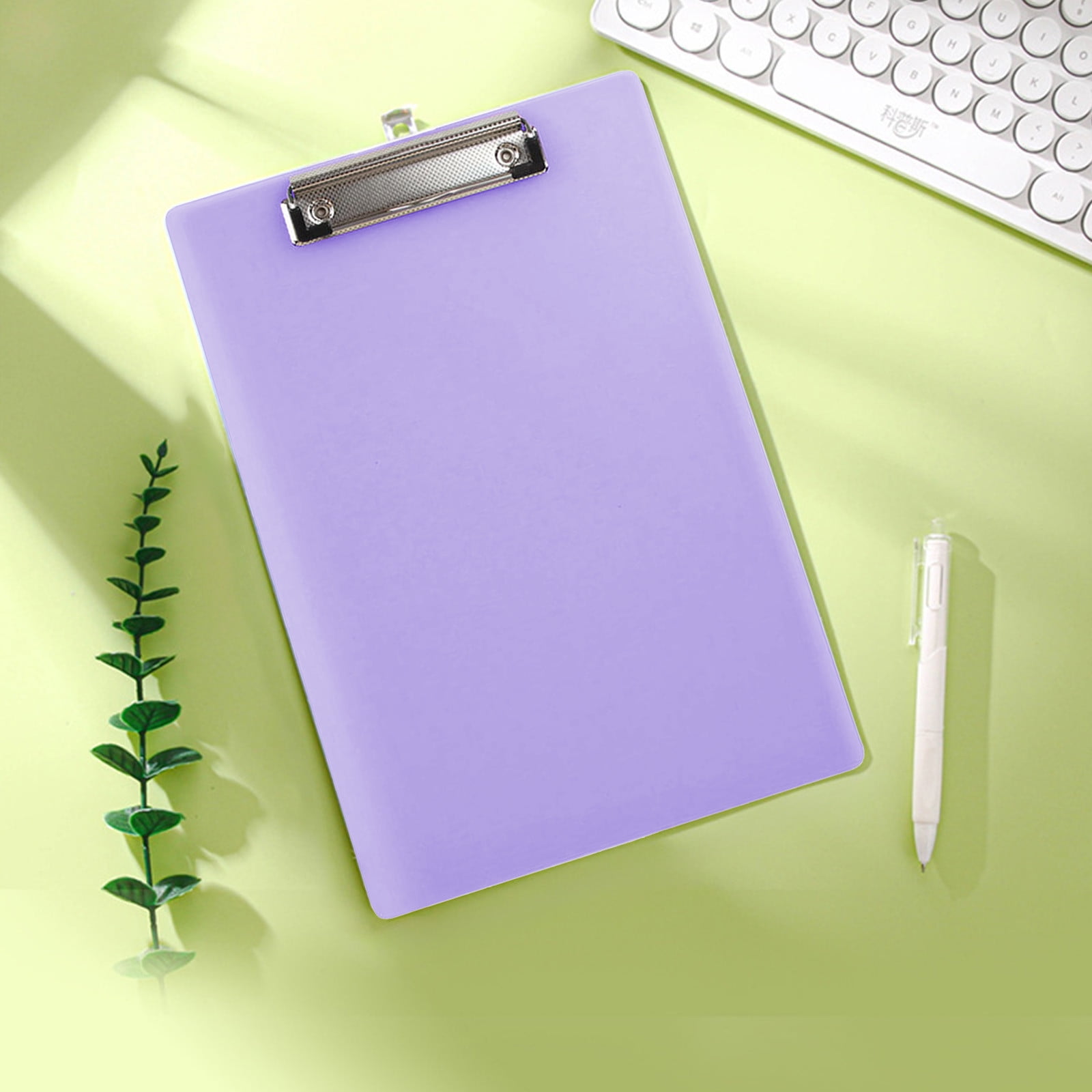 A4 Clipboard Transparent Plastic Writing Board 31.3x22.4cm Office ...