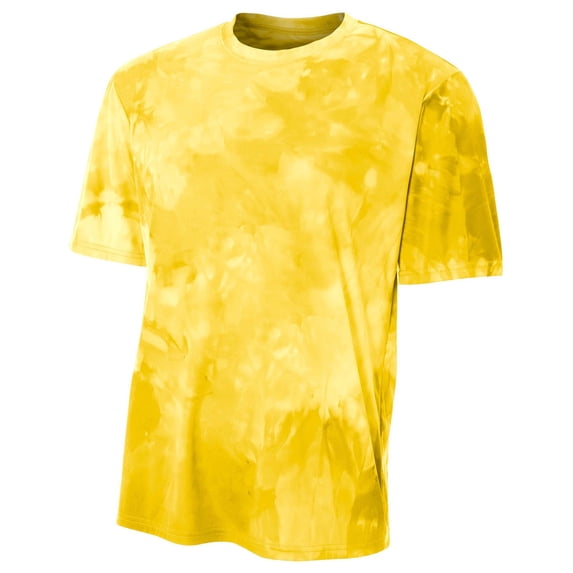 A4 Cloud Dye Tech Tee For Men in Gold | N3295