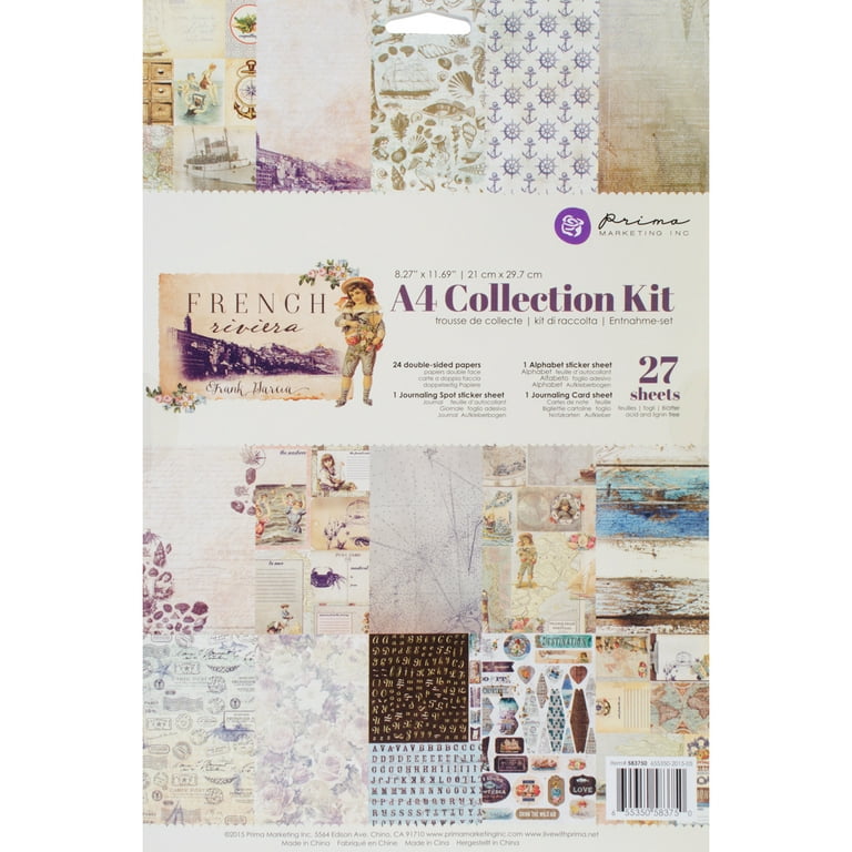 6×6 Collection Kit-French Riviera – Prima Marketing Inc