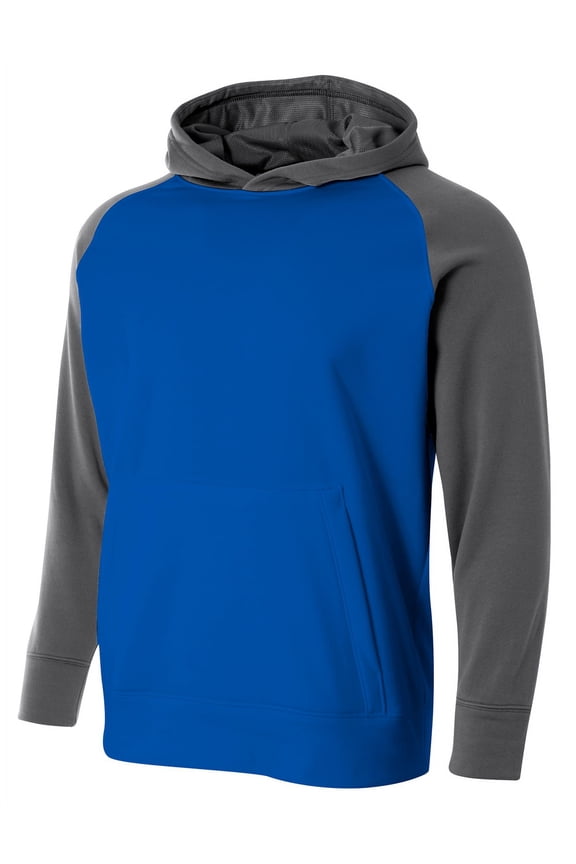 Color Block Tech Fleece Hoodie