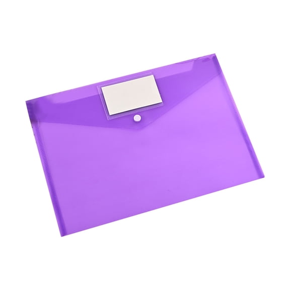 A4 Colorful PP Document Bag - Waterproof, Spacious & Stylish for Office/Student Use