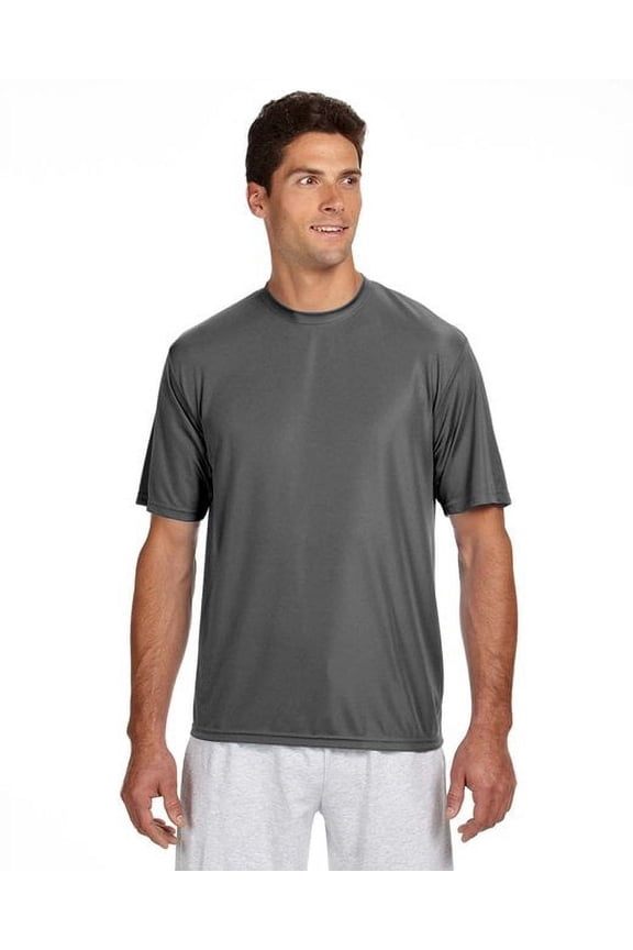 Cooling Performance Crew For Men in Graphite N3142