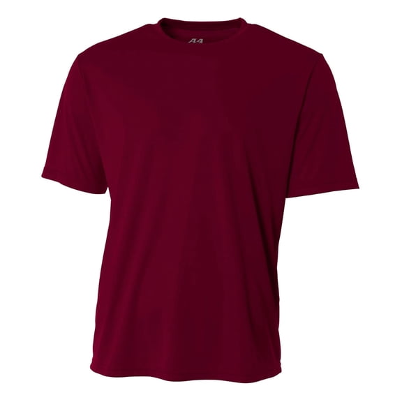 A4 Cooling Performance Crew For Men in Maroon | N3142
