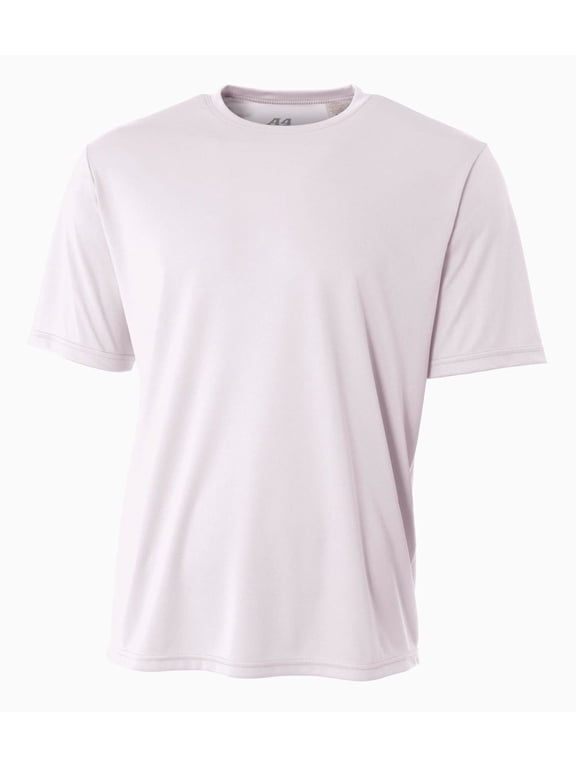 Cooling Performance Crew For Men in White | N3142