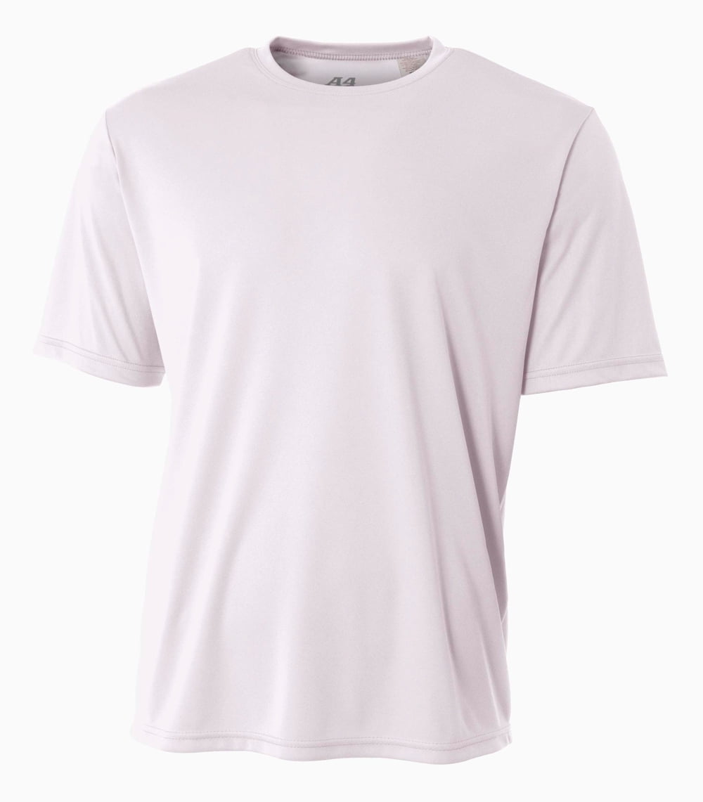 A4 Cooling Performance Crew For Men in White N3142 - Walmart.com