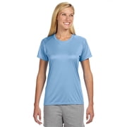 A4 Cooling Performance Crew For Women in Light Blue 2011 | NW3201