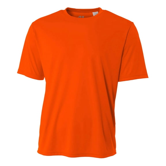 A4 Cooling Performance Crew For Youth Male in Safety Orange | NB3142