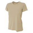 thumbnail image 1 of A4 Cooling Performance Crew Stain Release and Odor Resistant for Easy Care For Womens Color Sand Size M, 1 of 2