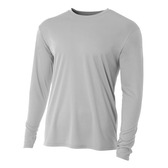 A4 Unisex Cooling Performance Long Sleeve Crew