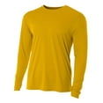 thumbnail image 1 of A4 Cooling Performance Long Sleeve Crew For Men in Gold 2011 | N3165, 1 of 2