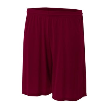 A4 Cooling Performance Short For Men in Maroon | N5244