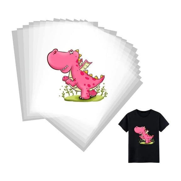 A4 DTF Transfer Film PET 30 Sheets - Double-Sided Glossy Clear 210x297mm, For Textile Transfers