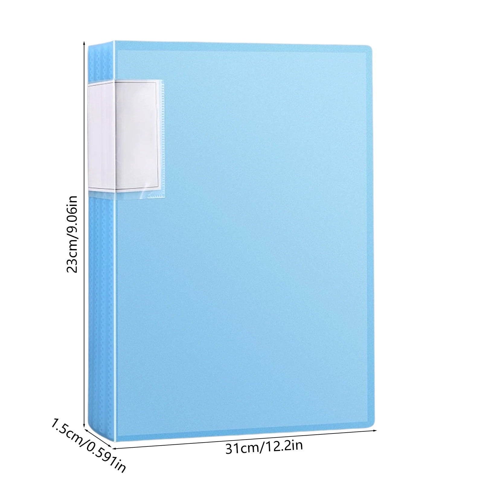 A4 Document Folder with Semi-Transparent Polypropylene Cover, Multi ...