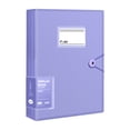 thumbnail image 1 of A4 Document Folder with 30 Transparent Pockets, Durable Plastic Envelopes, Secure Snap Closure for Office School Home Organization, 1 of 4