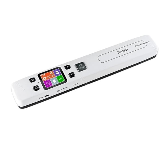 A4 Document Scanner Portable Scanner LED Display Mobile HD 1050DPI Color Book File Photo Scanner Support JPEG Format 32G TFCard
