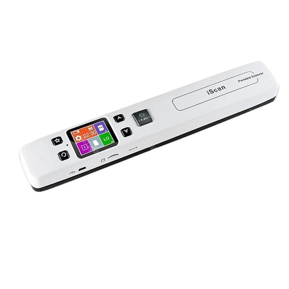 A4 Document Scanner Portable Scanner LED Display Mobile HD 1050DPI Color Book File Photo Scanner Support JPEG Format 32G TFCard