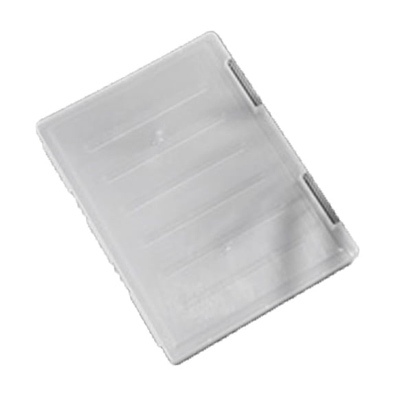 A4 Document Storage Box, Clear Plastic File Case with Secure Closure, Stackable Paper Organizer for Office Documents, Important Records, Home File Organization