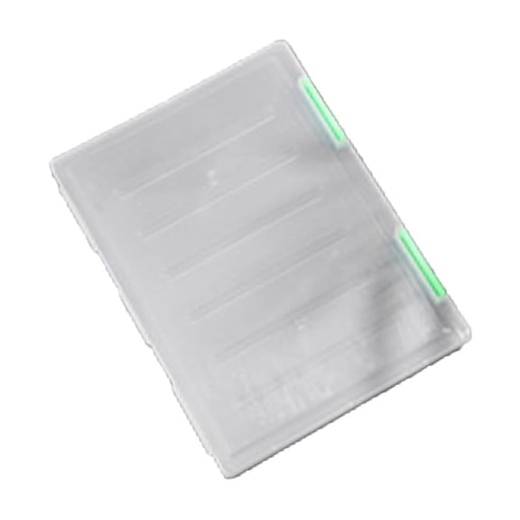 A4 Document Storage Box, Clear Plastic File Case with Secure Closure, Stackable Paper Organizer for Office Documents, Important Records, Home File Organization