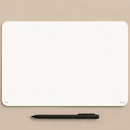 A4 Dot Grid Notepad (8,3" x 11,7")- Large Dotted Memo Desk Pads-Premium Paper with Cardboard Back Support - Ideal for Note-taking, Planning, Sketching, and Journaling