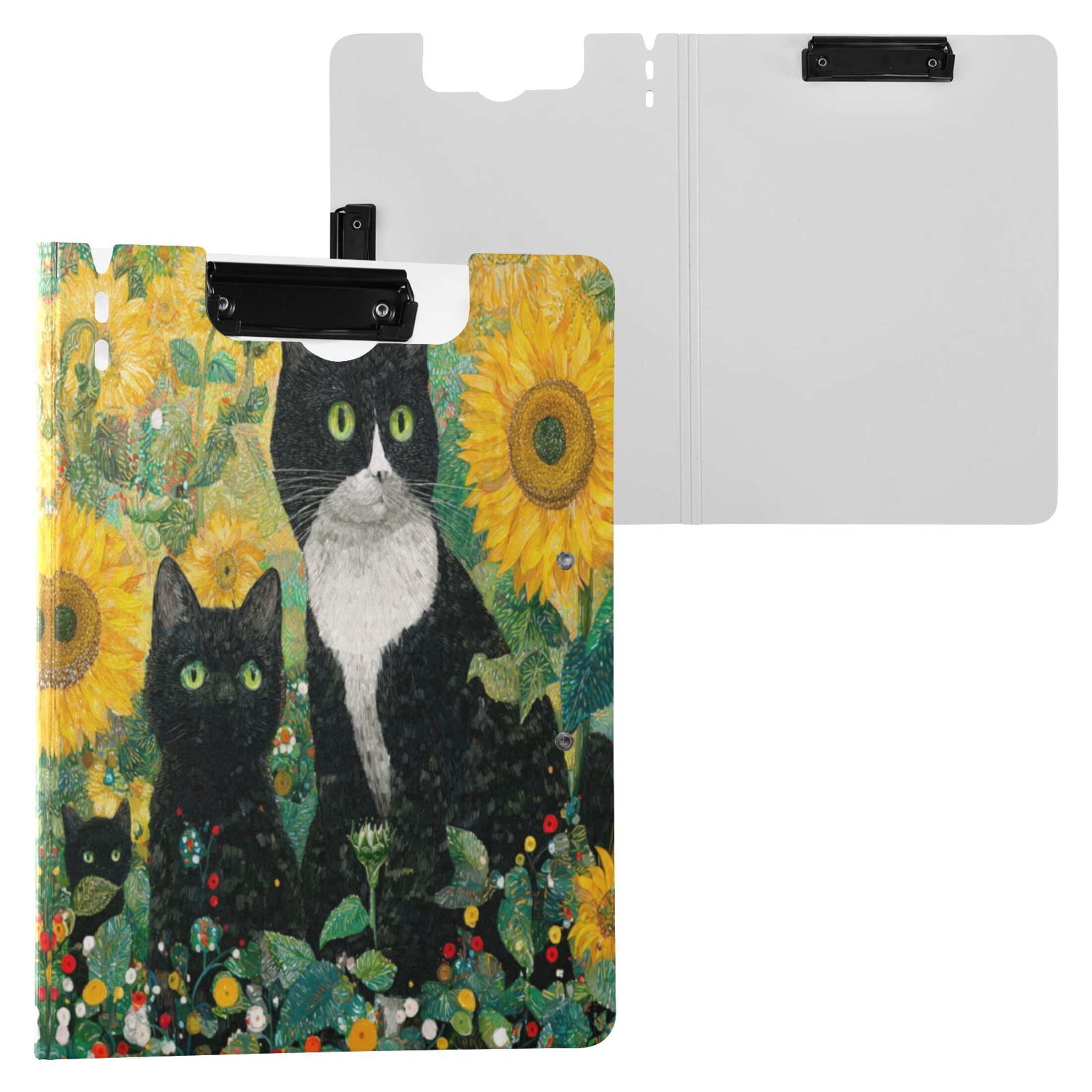 A4 Double Clip File Folder 18.9x12.6in Clipboards Foldable Binder Holds ...