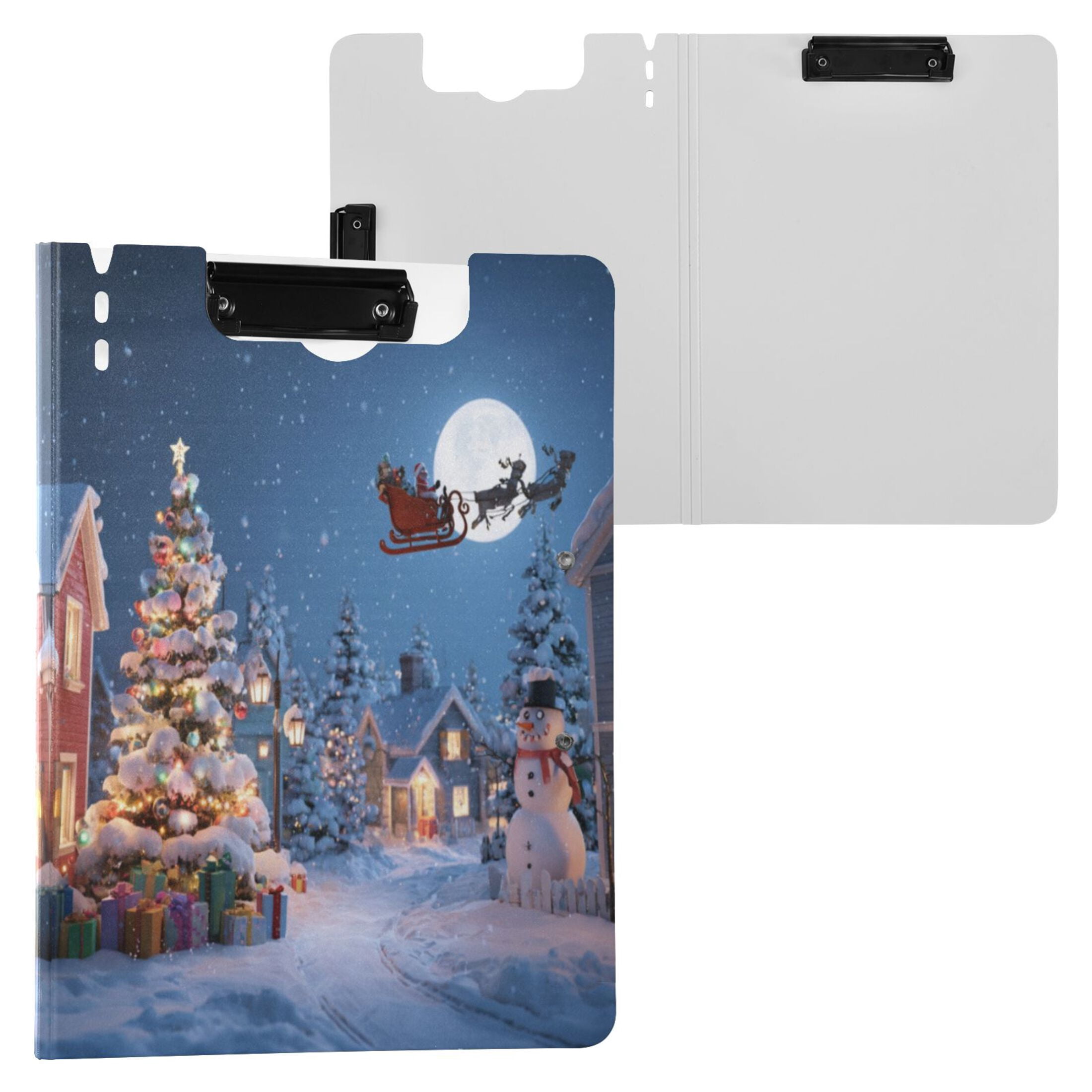 A4 Double Clip File Folder 18.9x12.6in Clipboards Foldable Binder Holds ...