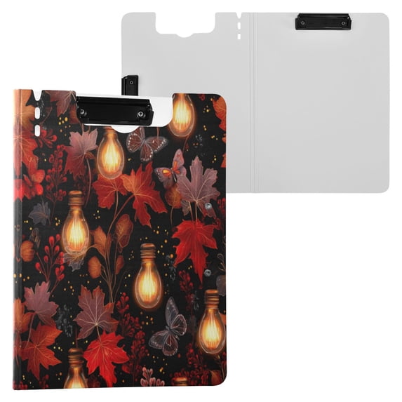 A4 Double Clip File Folder 18.9x12.6in Clipboards Foldable Binder Holds ...
